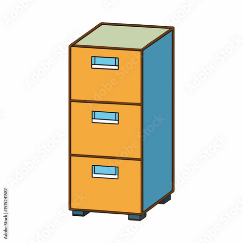 file cabinet with folders
