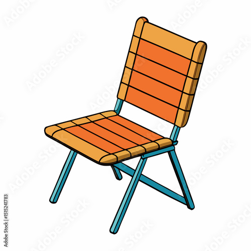 wooden folding chair