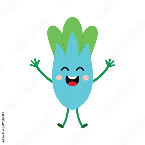funny green alien
