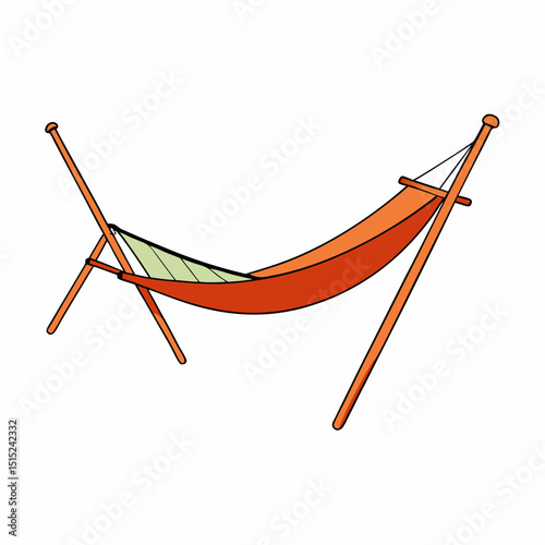 3d render of a red rope