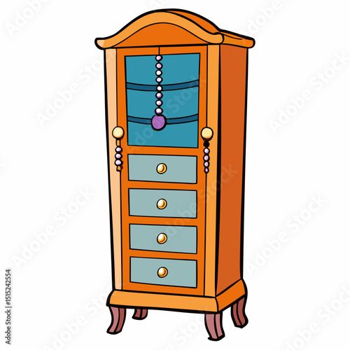 wardrobe with drawers