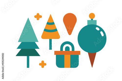 christmas tree with gifts