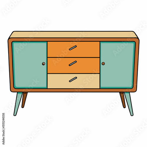 vector illustration of furniture