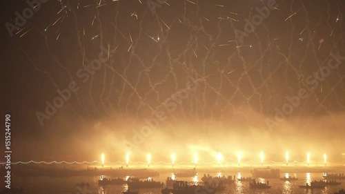 Dev Deepawali Fireworks from Boat Ride | Ganges Reflections & Divine Light