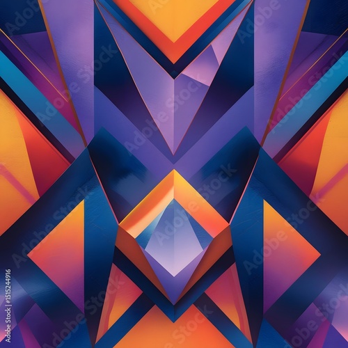 Wallpaper Mural abstract geometric background Torontodigital.ca