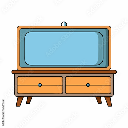 retro tv set