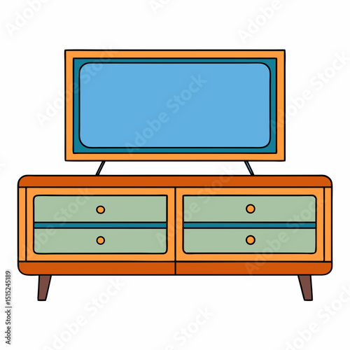 retro tv set