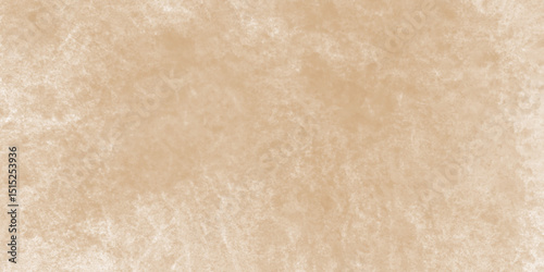 Abstract Beige background with rustic rough brown grunge texture overlay with subtle smooth distressed powder explosion, abstract painted watercolor design on old paper texture for brown background.