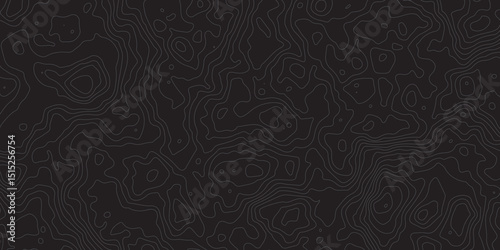 Mountain topographic terrain map background with white shape lines texture.Abstract line art background vector. Abstract line art background vector. Design illustration for wall art, fabric, packaging