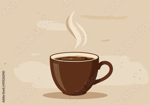 Warm drink in mug
