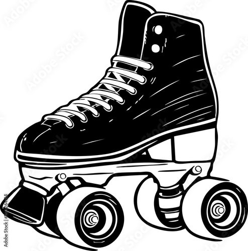 Exciting roller skating event urban skate park action scene energetic atmosphere aerial view thrilling experience for all ages