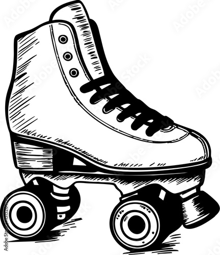 Exciting roller skating event for all ages local community center digital vibrant atmosphere aerial view fun and fitness