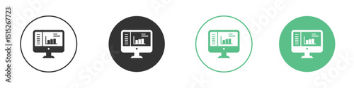 Dashboard icon logo vector set. Graphic design elements