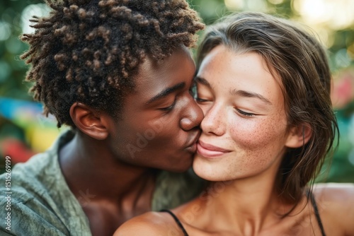 Tender affection shown as a...