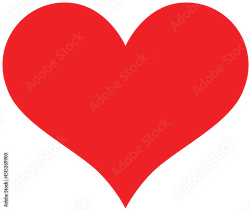 A Vibrant Red Heart Symbolizing Love and Affection