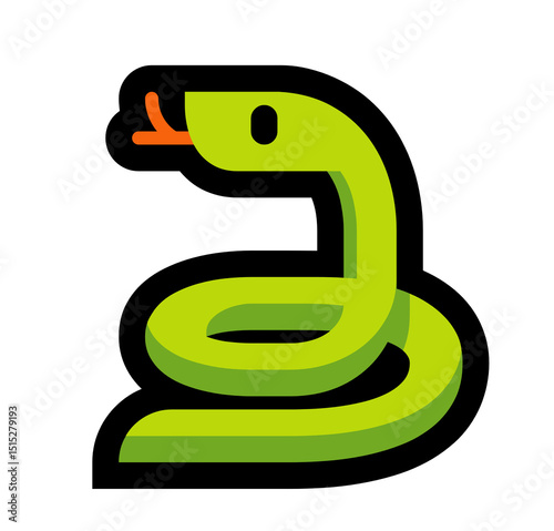 Green Snake Icon