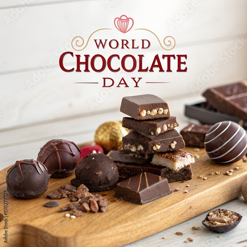 world chocolate day post design