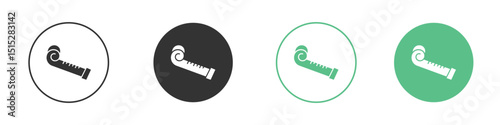 Measuring tape icon logo vector set. Graphic design elements