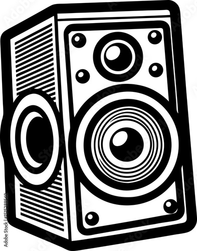 speaker isolated on white background