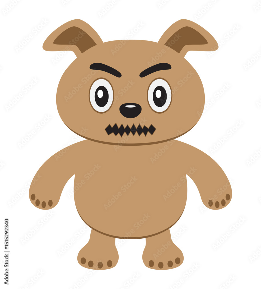 Obraz premium cartoon monster toy icon