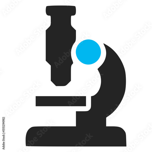 Microscope Vector – Scientific Laboratory Equipment Illustration