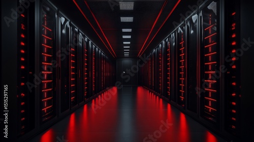 Cryptocurrency mining rigs cables GPUs and cooling systems in a server room digital wealth concept