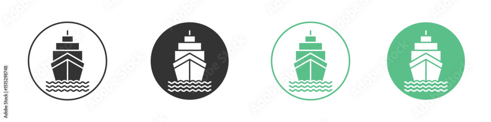 Obraz premium Ship icon