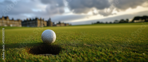 Golfball on the edge