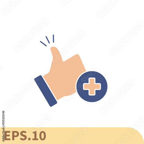 positive icons  symbol vector elements for infographic web