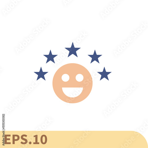 satisfaction icons  symbol vector elements for infographic web