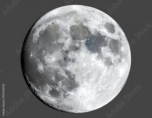 Detailed moon photo