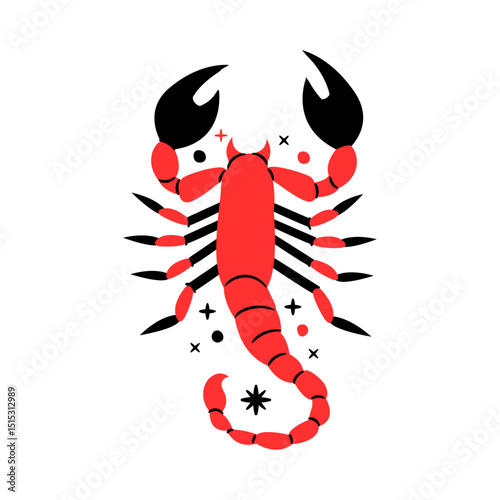 vector illustration of a tribal tattoo