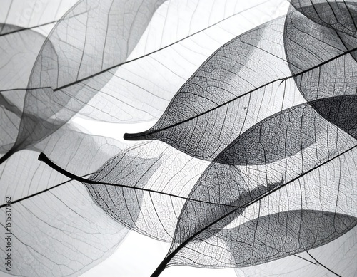 Elegant, translucent leaves