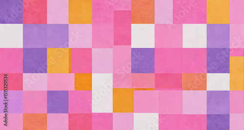 abstract background of colorful squares