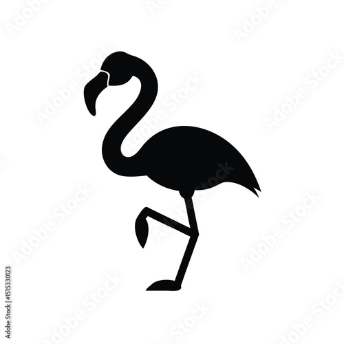 pink flamingo silhouette