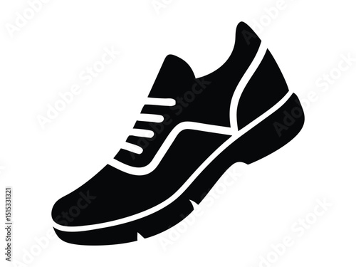 Running shoes flat icon, fitness and sport, gym sign vector graphics, a colorful solid pattern on a white background, eps 10.
