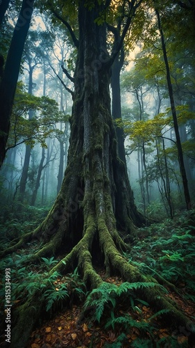 A mystical dense forest

