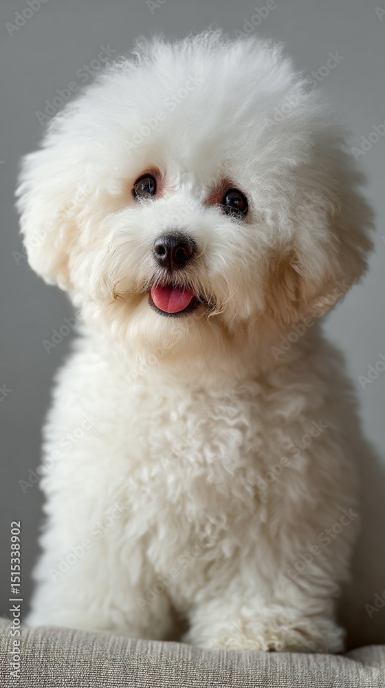 Fototapeta premium white pomeranian dog