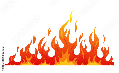 Fiery Flame Design Perfect for Branding Logos and Graphic Design Projects a Scalable Vector Graphic Resource