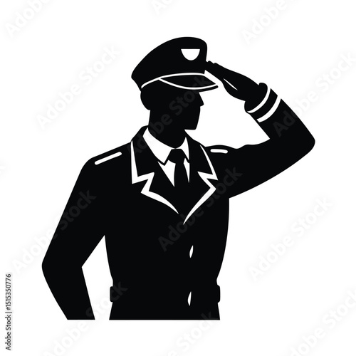 police officer vector illustration