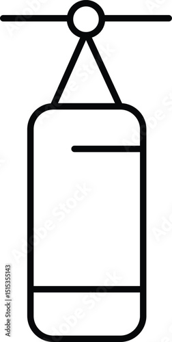 Boxing Punching Bag Icon