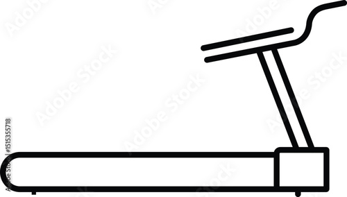 Modern Treadmill Icon for Fitness and Gym Workouts