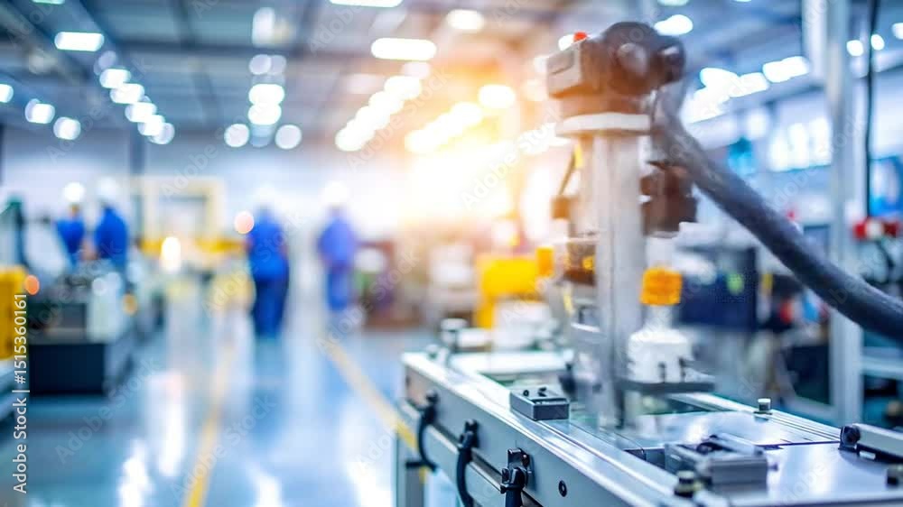 custom made wallpaper toronto digitalAutomated industrial robotic arm working in modern manufacturing facility production line