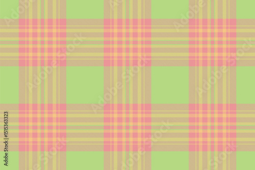 Goose foot texture vector fabric, lovely tartan check seamless. Hunter textile plaid pattern background in green and red colors.