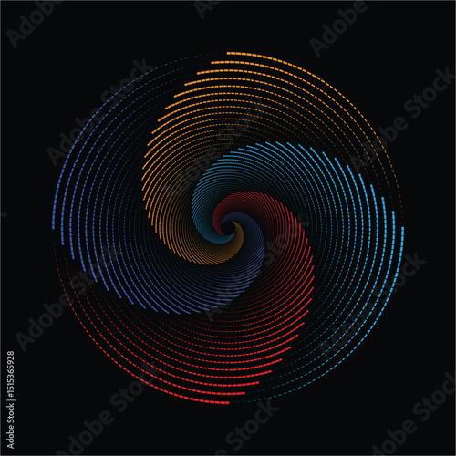 energy of fractal realms circle