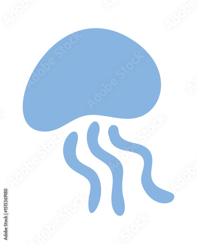 Jellyfish boho summer beach design