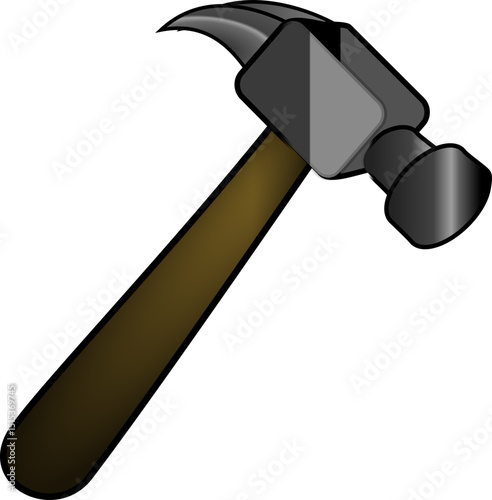 hammer and nail - Hardware tool