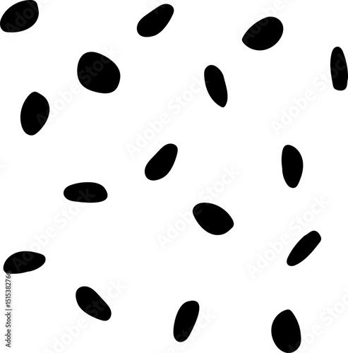 Black Abstract Random Dot. Geometric Eps Dot Splotch. Pattern Cute Circle. Black Modern Explosion Round. Small Color Dot. Seamless Fashion Ball. Black Dirty Polka Background. Vector Spot Polkadot.