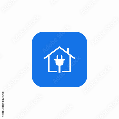 home energy icon sign vector