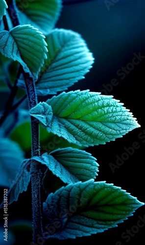 close up of green leaf